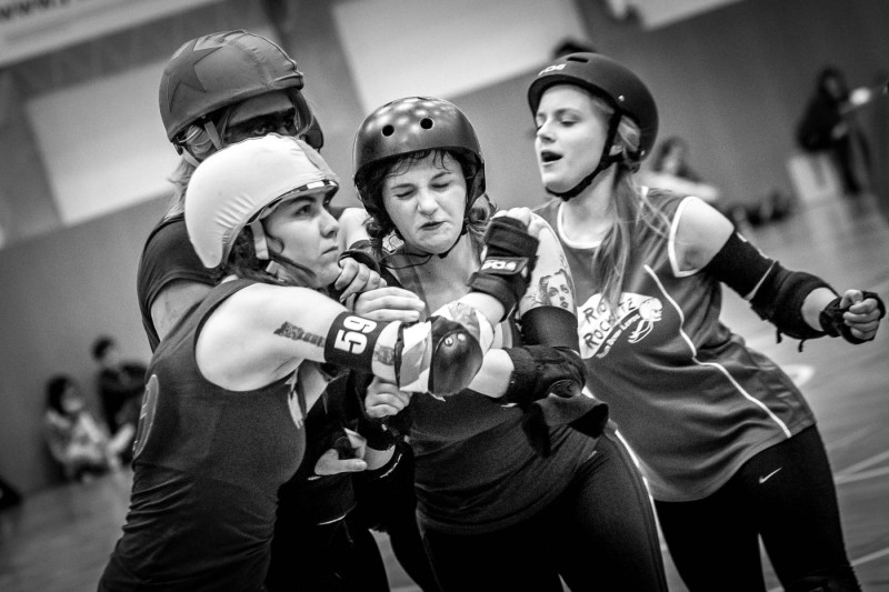 Women's roller derby in Prague